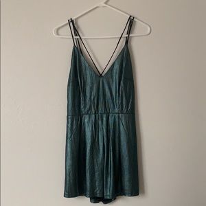 Textured mermaid romper